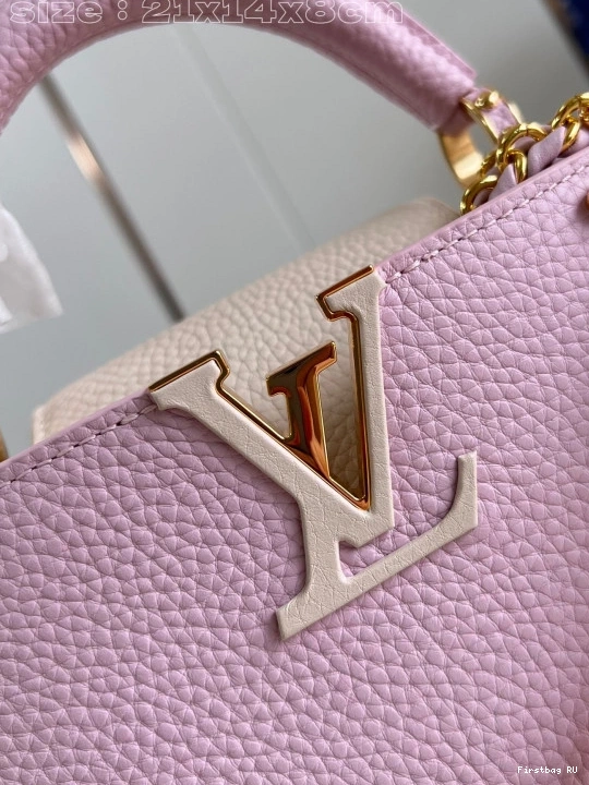 Firstbag CAPUCINES VUITTON MINI-21*14*8CM LOUIS 0812